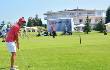 Красимир Балъков на третия турнир DB Schenker Golf Open