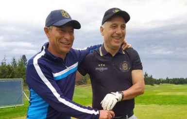 Стоичков и Балъков заедно, но на полето за голф